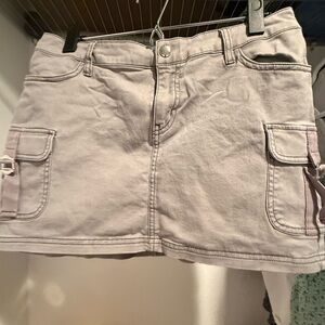 Wild Fable Gray Cargo Mini Skirt